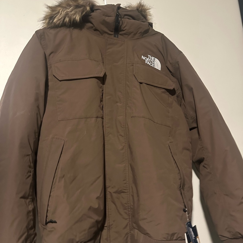 The North Face smoky Brown McMurdo Jacket with Fur Hood